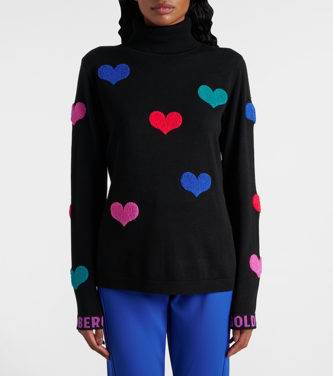 Bacio embellished turtleneck sweater | Goldbergh