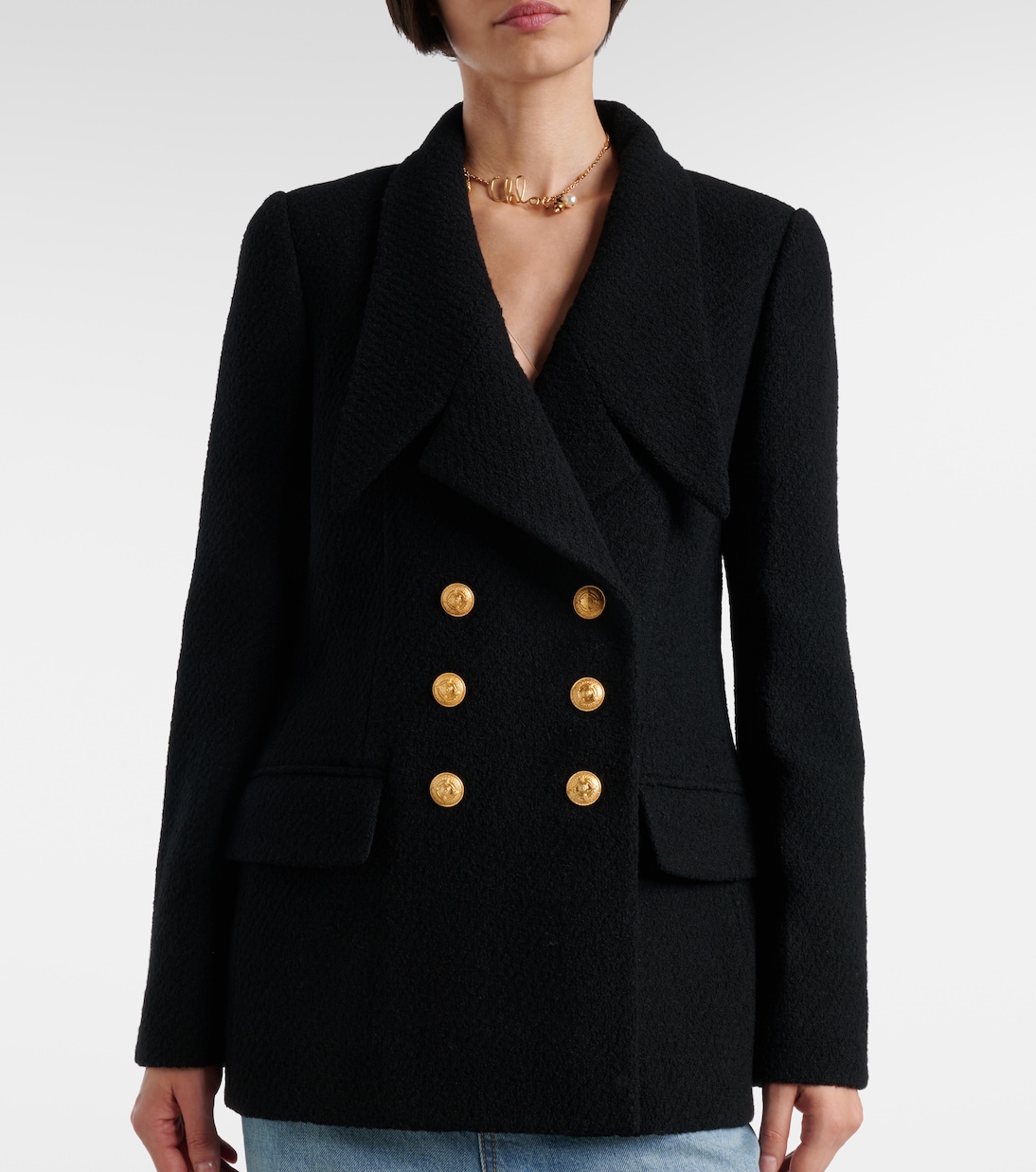 Wool-blend bouclé jacket | Chloé