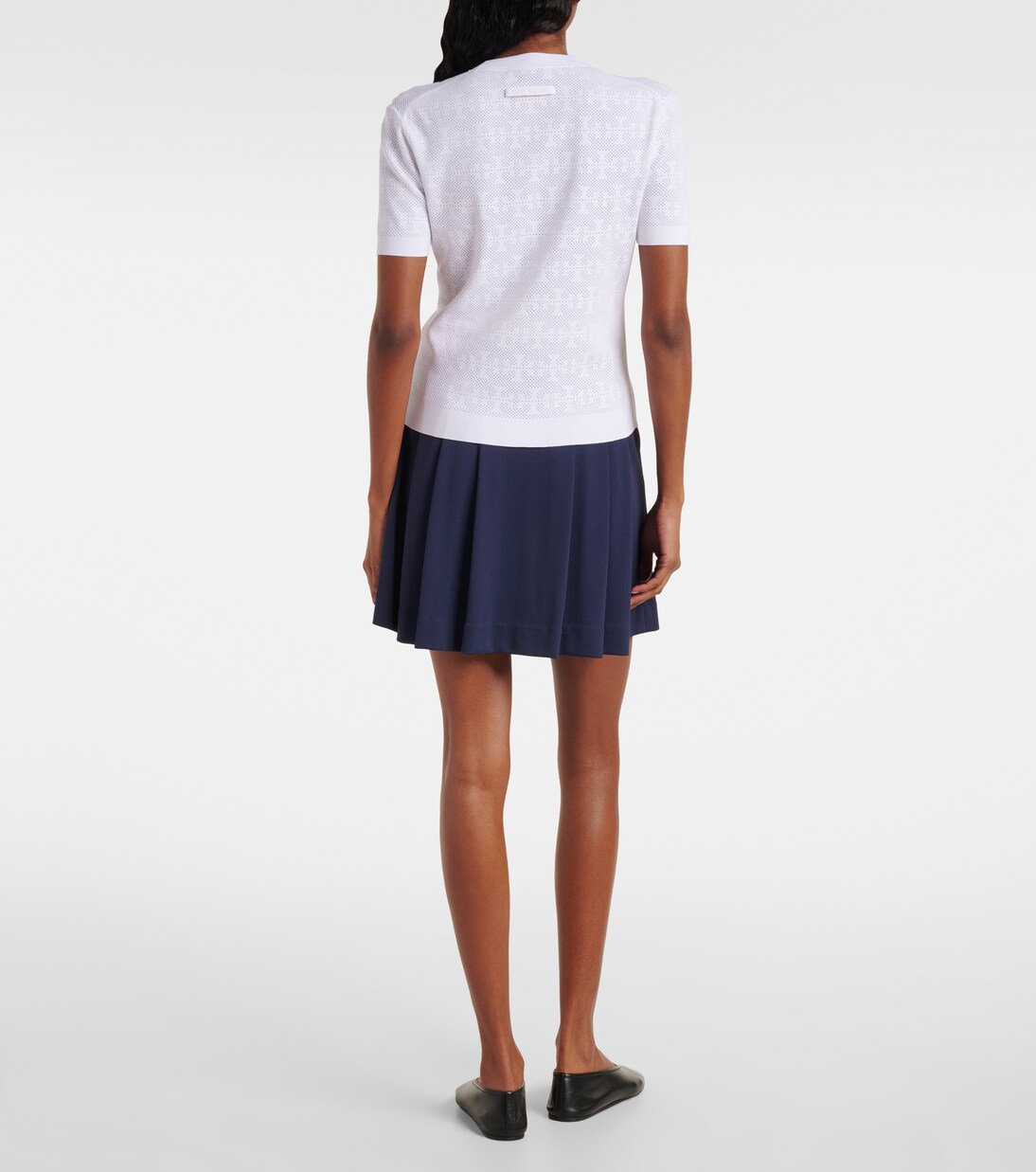 Pull T Monogram en jacquard | Tory Burch