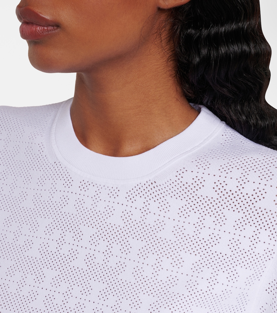 Pull T Monogram en jacquard | Tory Burch