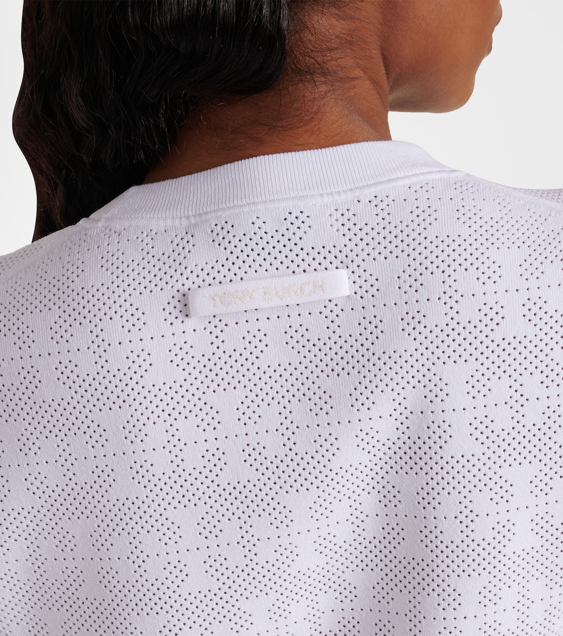 Pull T Monogram en jacquard | Tory Burch