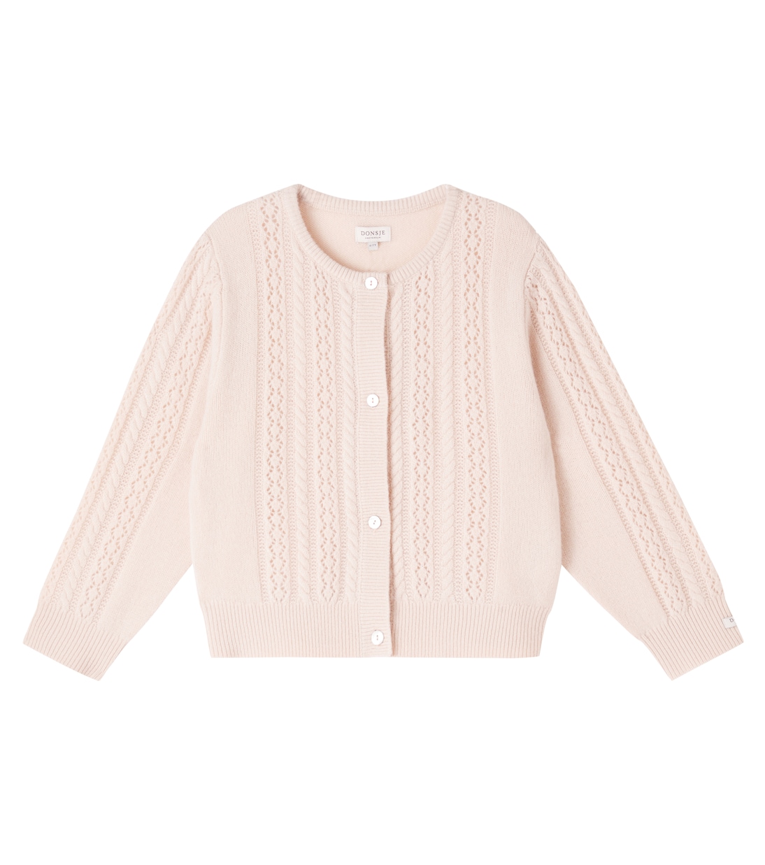 Cable-knit wool cardigan | Donsje