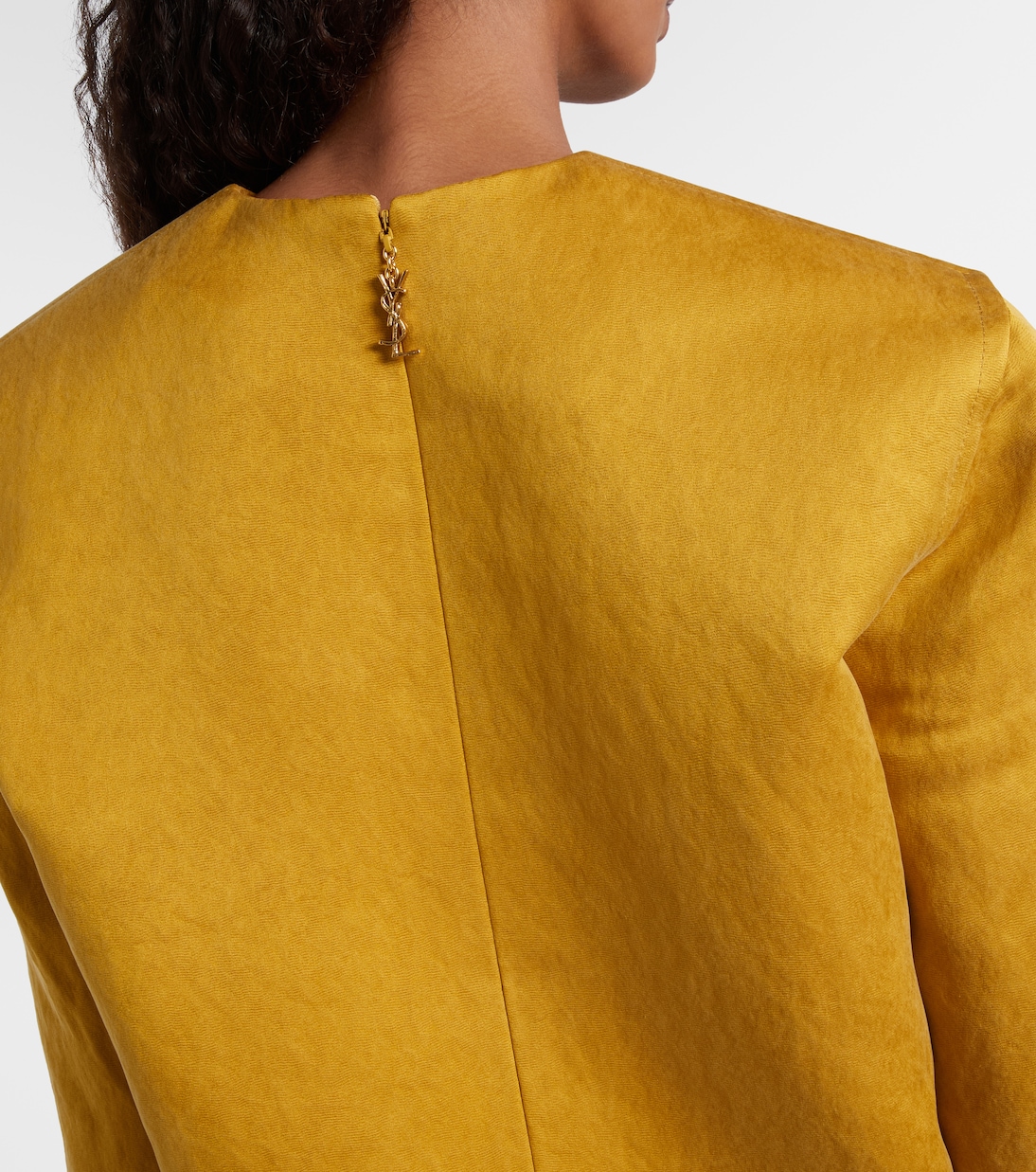 Silk satin minidress | Saint Laurent