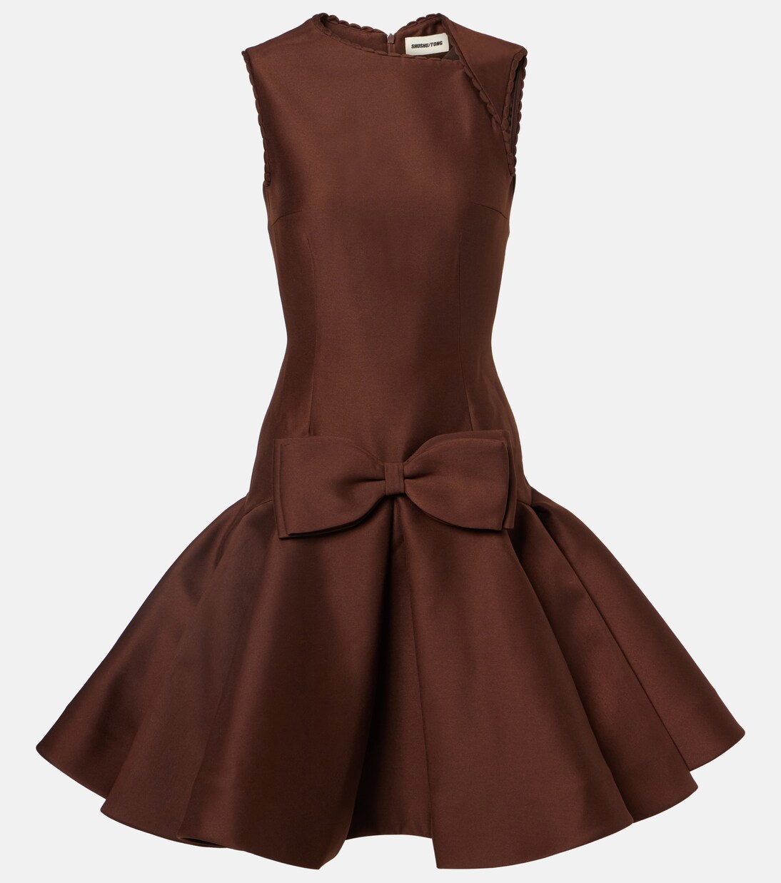 Bow-detail midi dress | Shushu/Tong