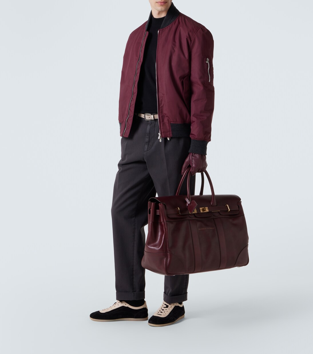 Sneakers aus Veloursleder | Brunello Cucinelli