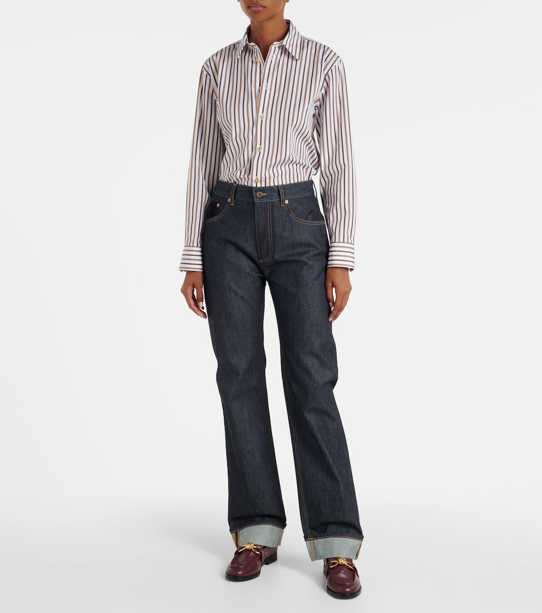 Mid-rise straight jeans | Bottega Veneta