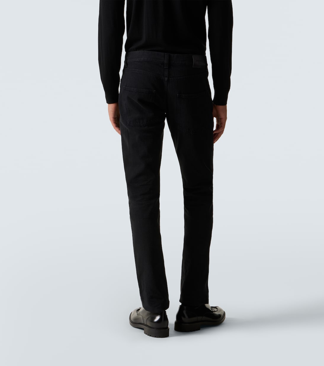 Jean slim à taille mi-haute | Saint Laurent