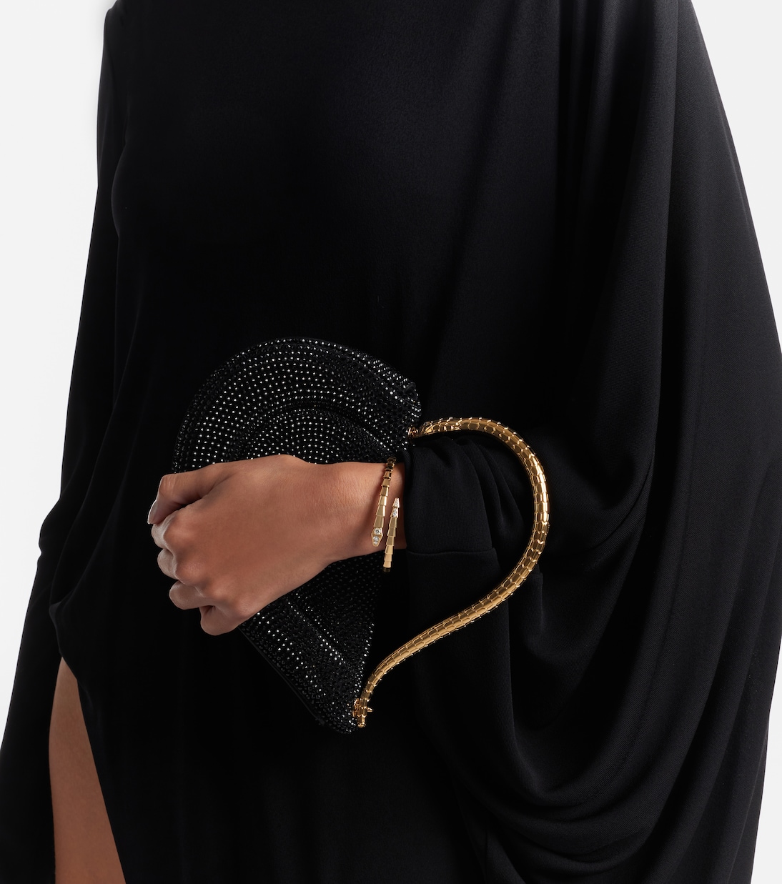 Tote Bag Serpenti Cuore 1968 Small aus Veloursleder | Bvlgari