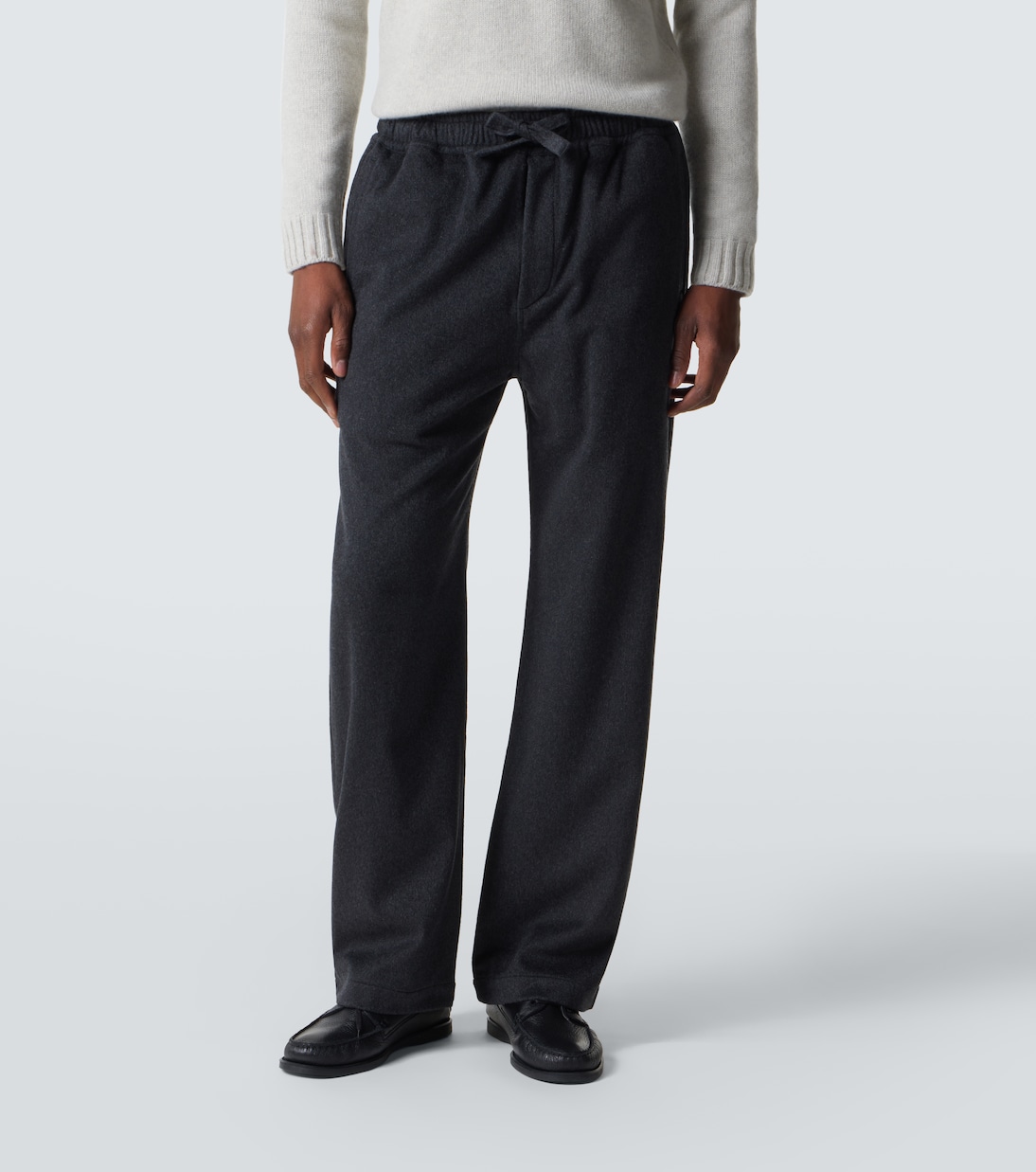 Pantalon droit en cachemire | Saman Amel