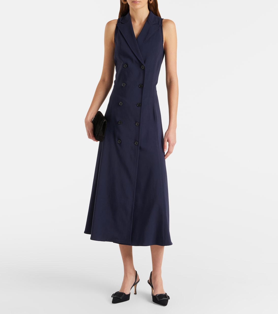 Midikleid Alecia aus einem Baumwollgemisch | Ralph Lauren Collection