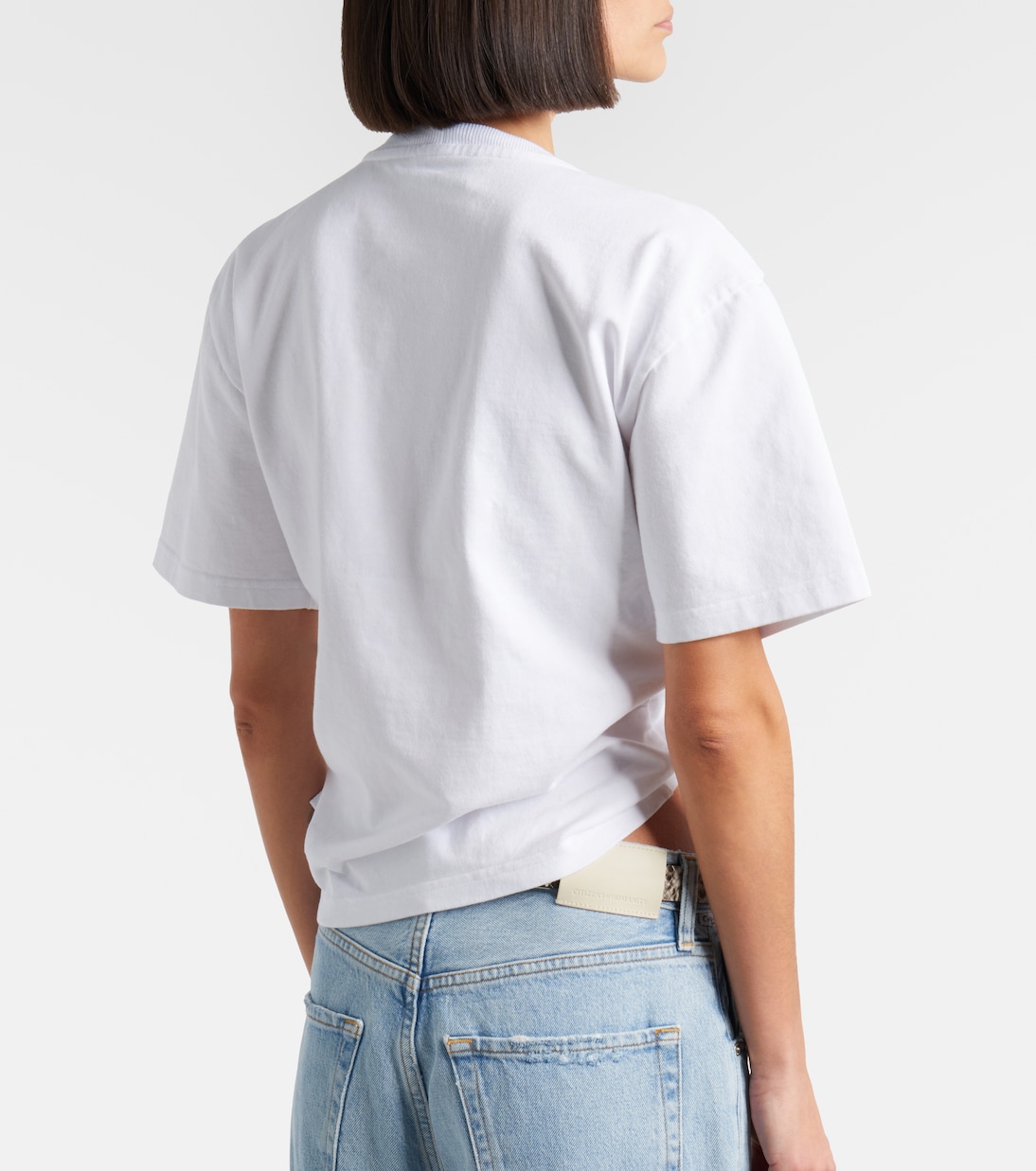 Embellished cotton jersey T-shirt | Area