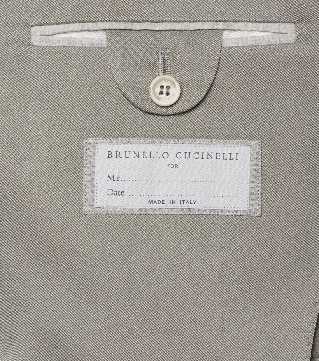 Double-breasted silk suit jacket | Brunello Cucinelli