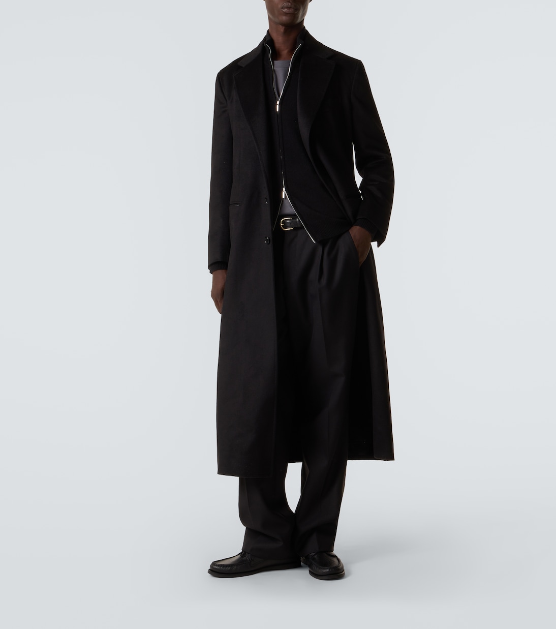 Wool and cashmere overcoat | Saman Amel