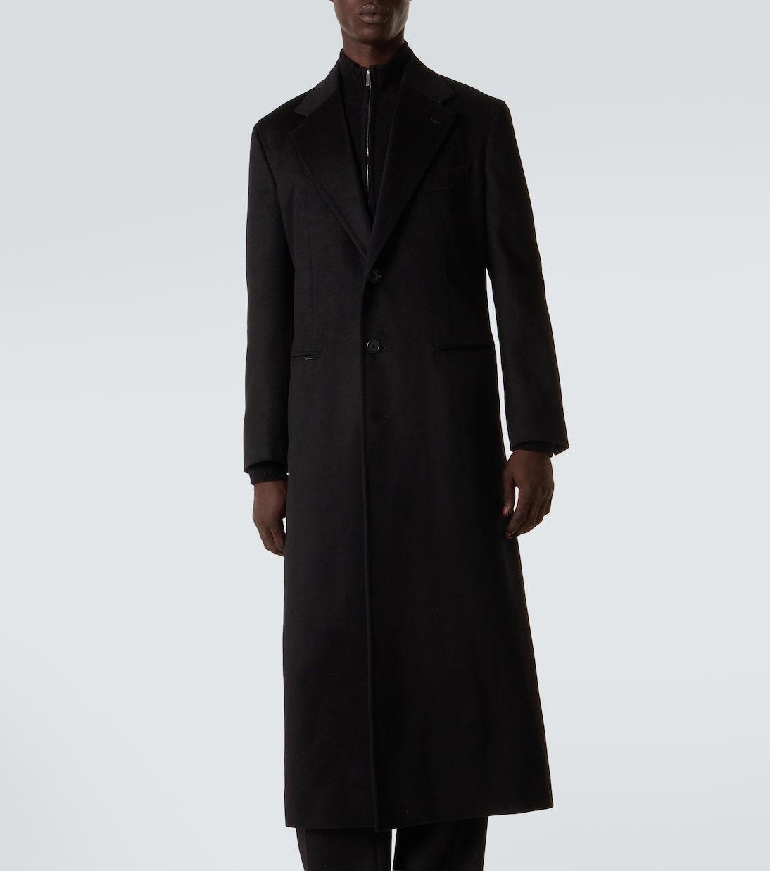 Wool and cashmere overcoat | Saman Amel