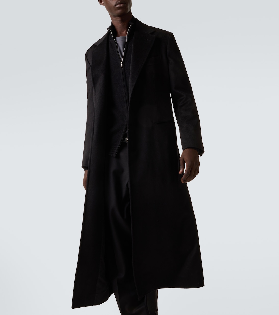 Wool and cashmere overcoat | Saman Amel