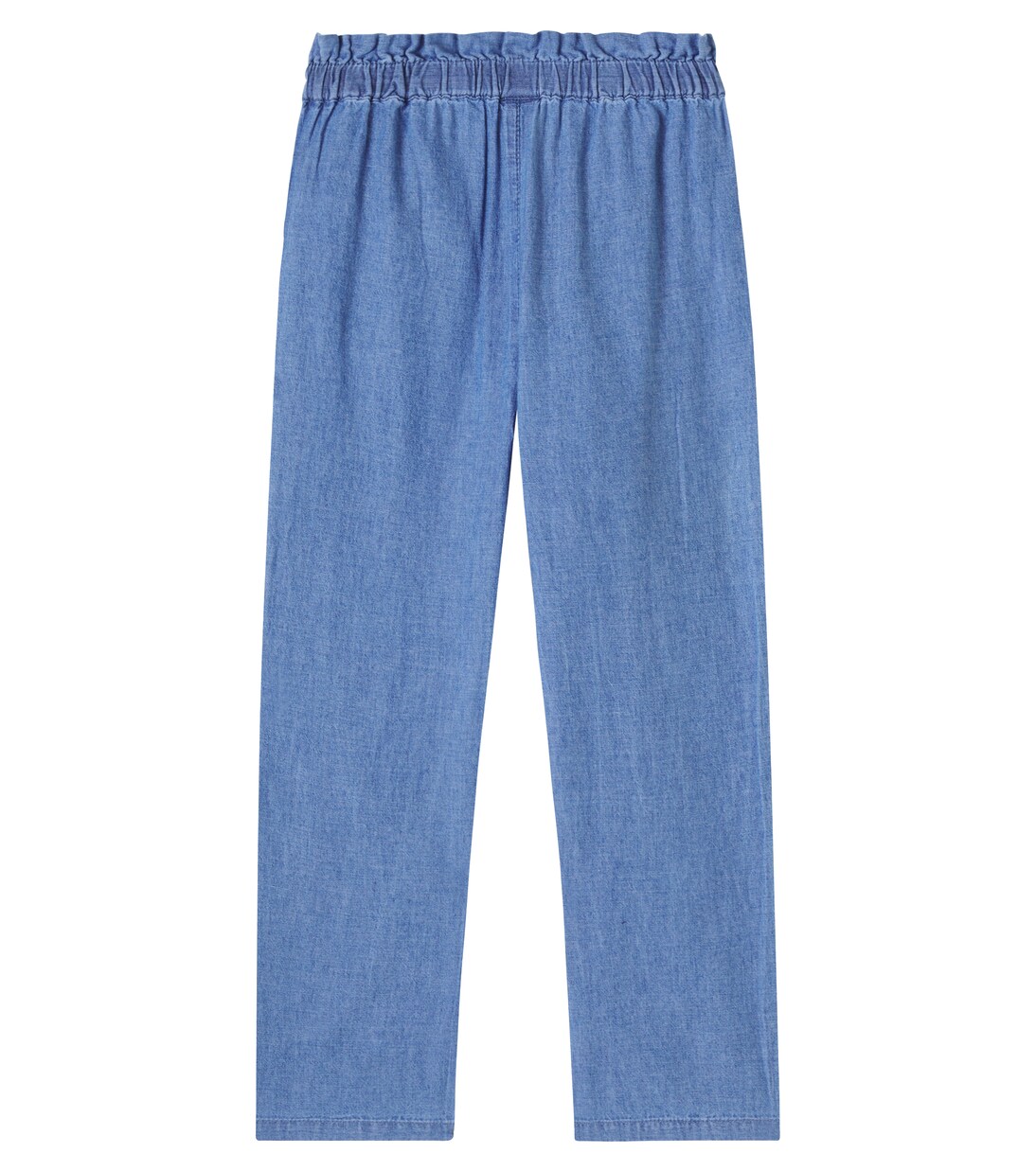 Duck cotton chambray straight pants | Bonton