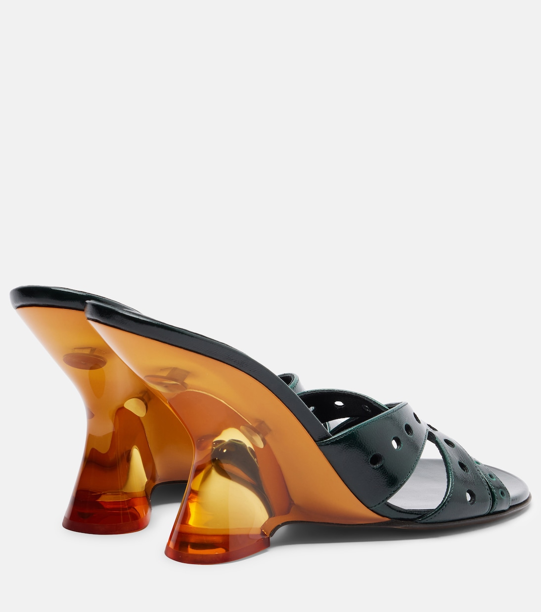 Patent leather wedge mules | Dries Van Noten