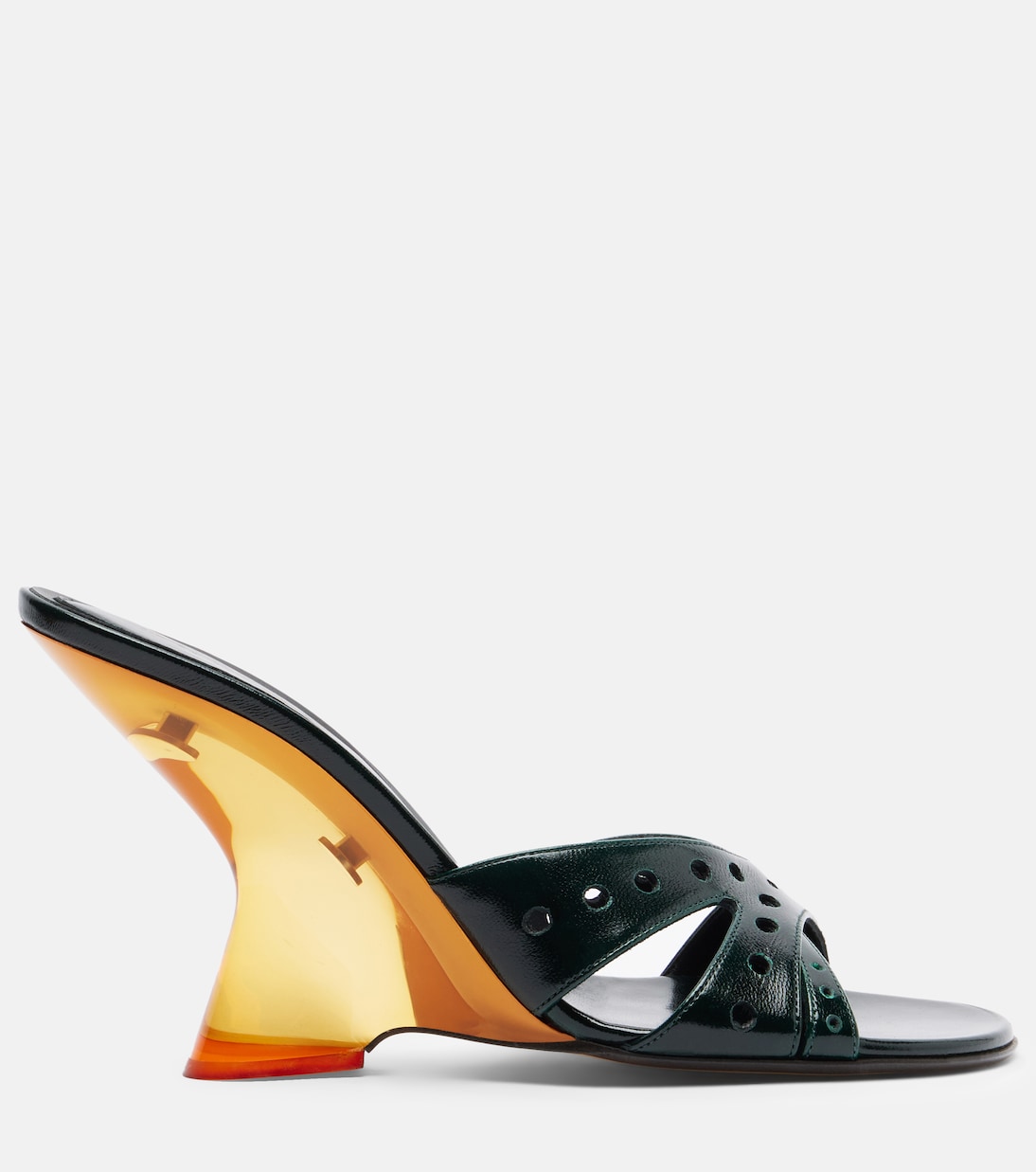 Patent leather wedge mules | Dries Van Noten