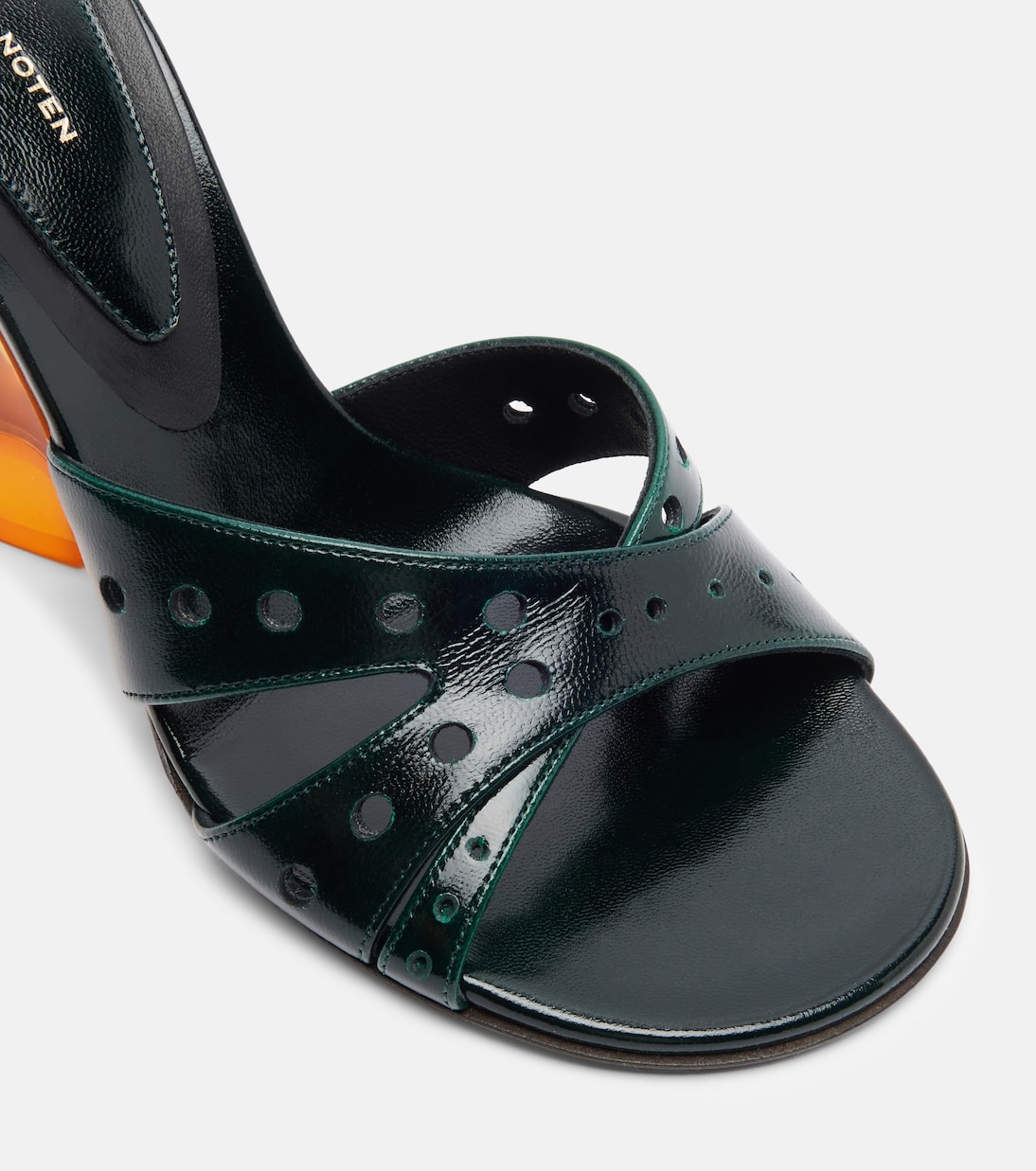 Patent leather wedge mules | Dries Van Noten