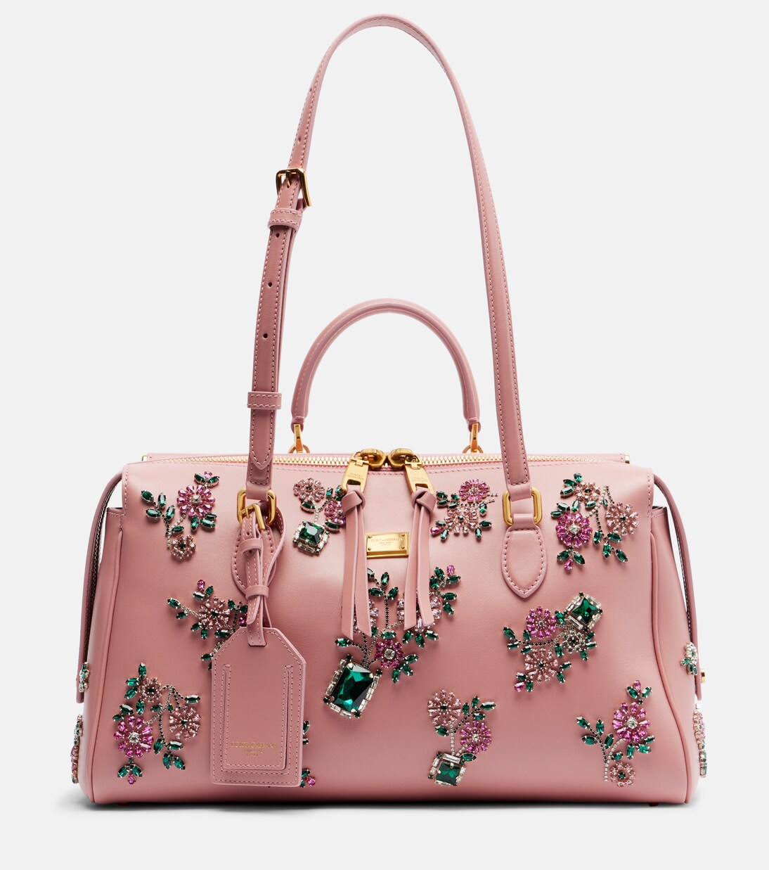 Vittoria Large embellished leather tote bag | Dolce&Gabbana