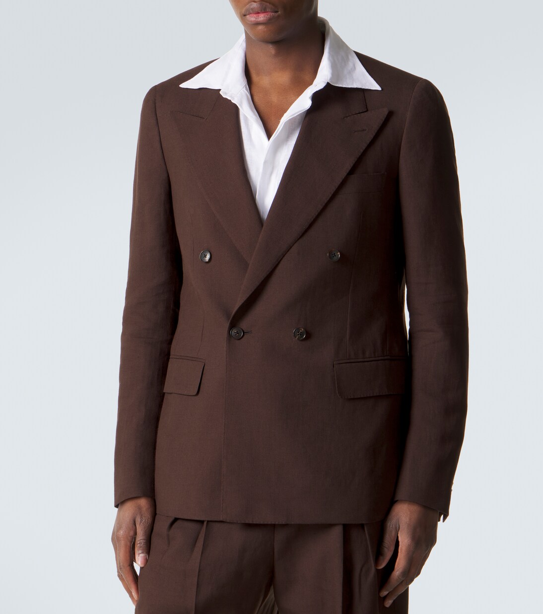 Veste de costume en lin et laine | Umit Benan