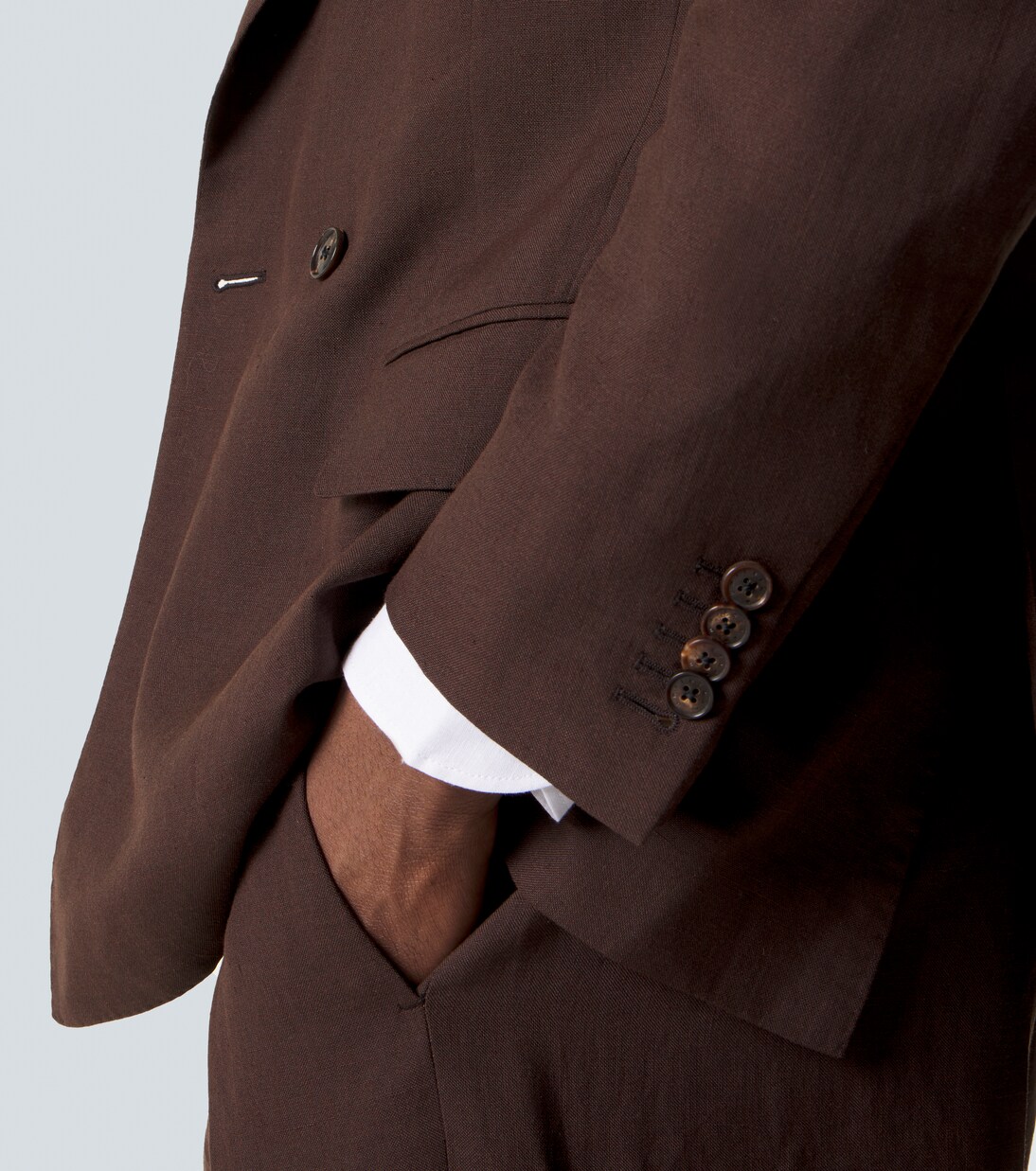 Veste de costume en lin et laine | Umit Benan