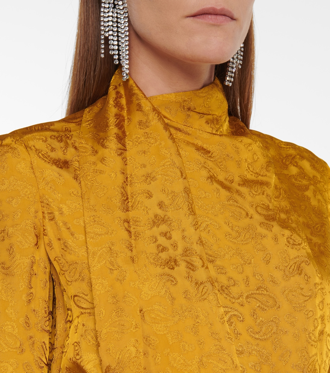 Willia paisley silk jacquard blouse | Erdem