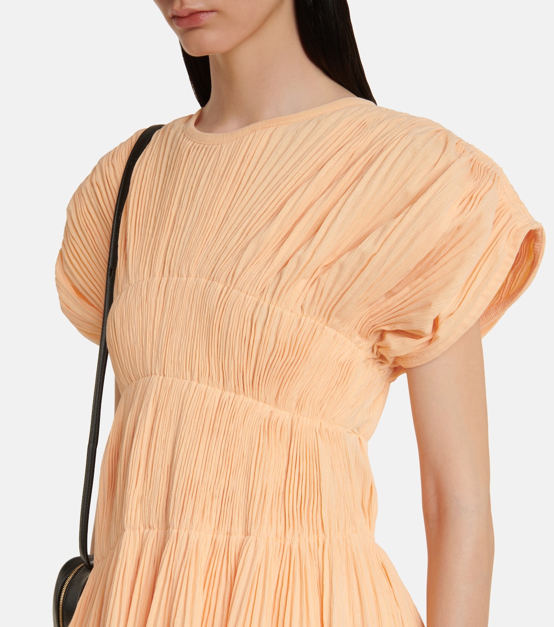 Top en mezcla de algodón plisado | Jil Sander