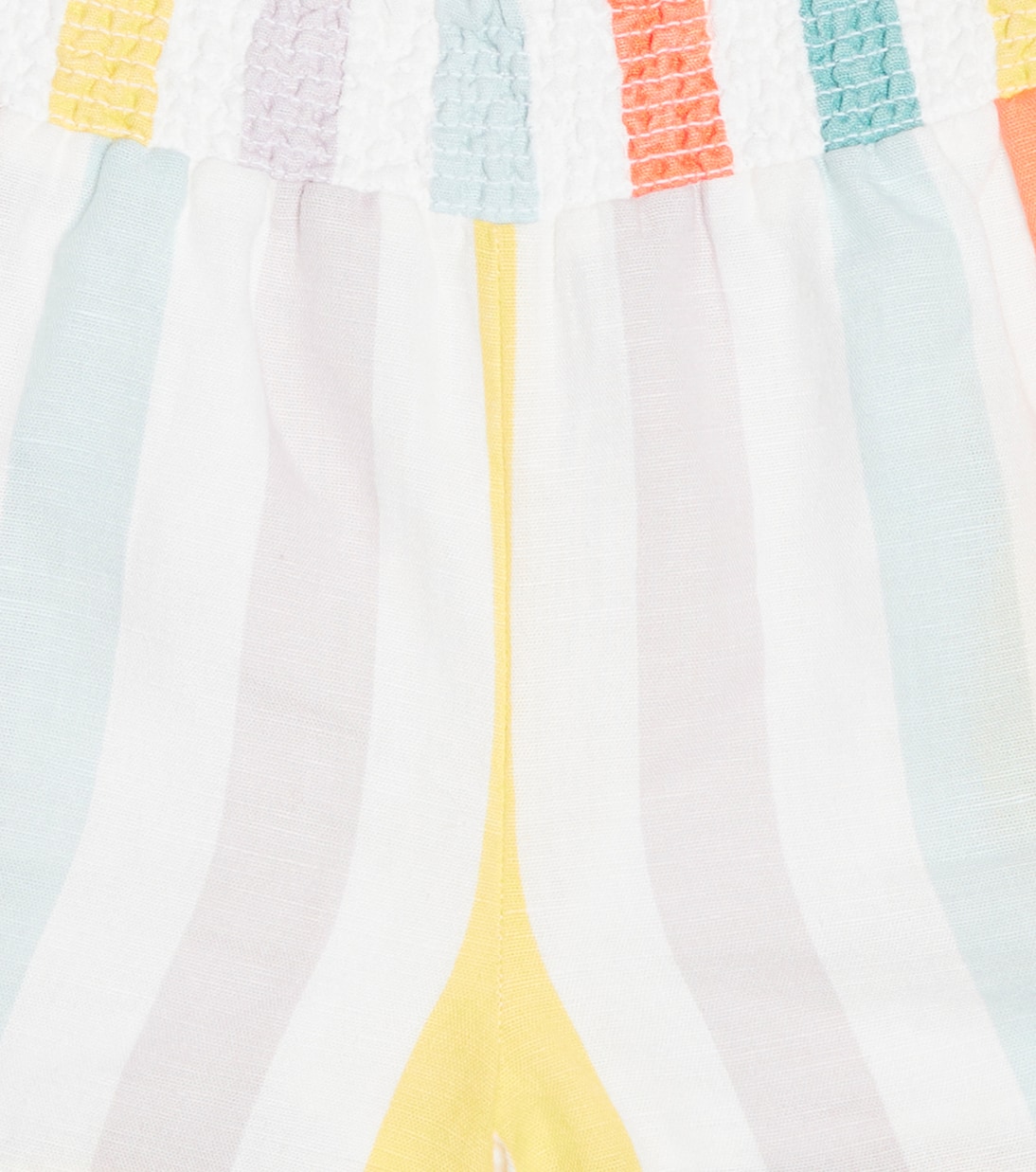 Shorts de lino y algodón a rayas | Stella McCartney Kids