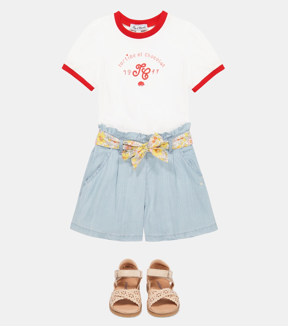 Shorts aus Chambray | Tartine et Chocolat