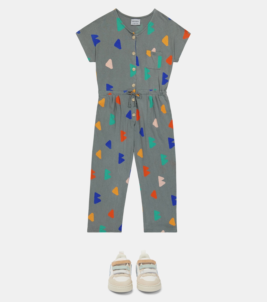 Bedruckter Jumpsuit aus Baumwoll-Jersey | Bobo Choses