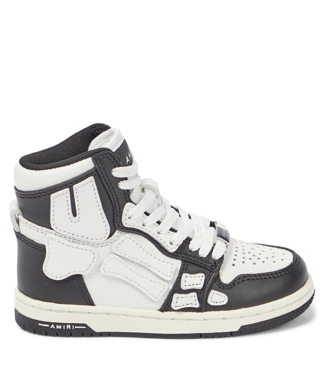 Skeleton leather high-top sneakers | Amiri Kids