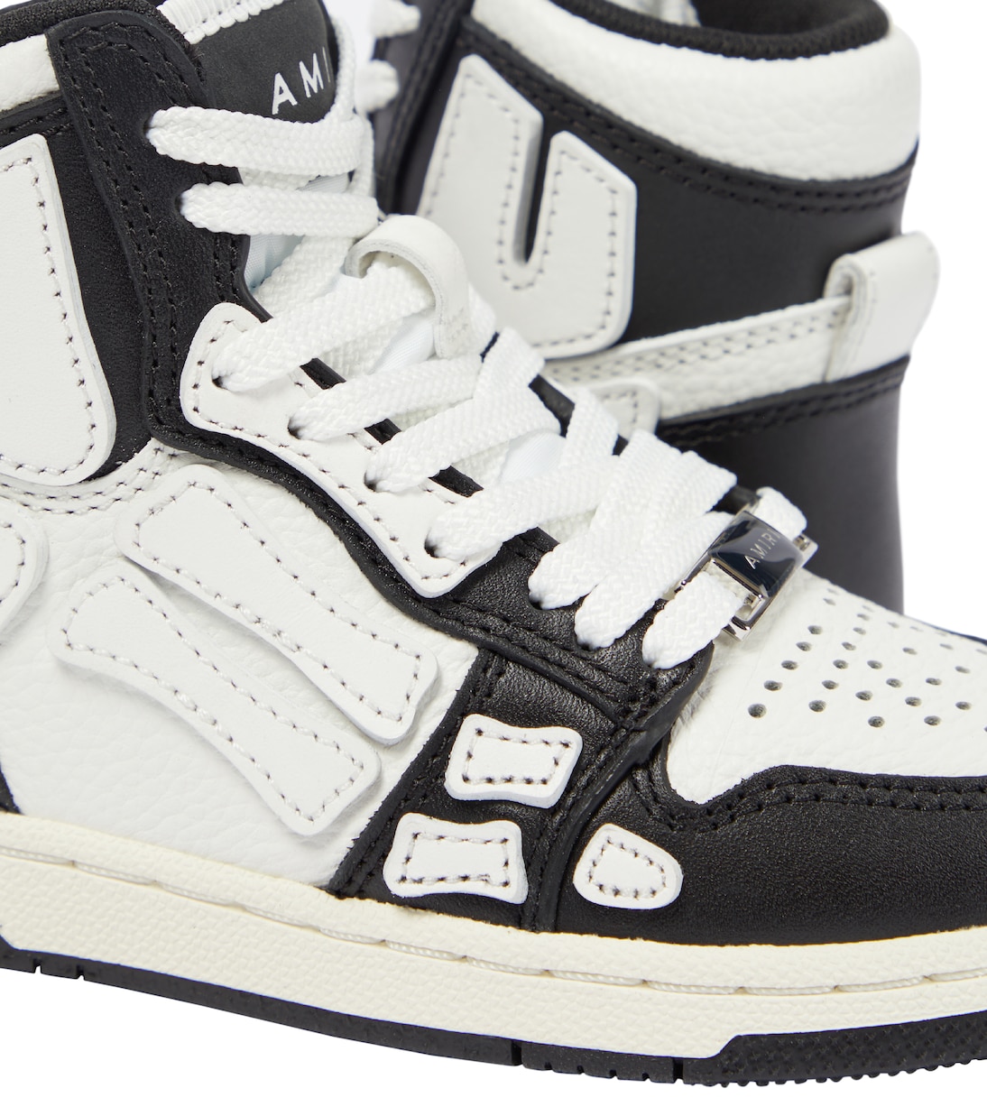 Skeleton leather high-top sneakers | Amiri Kids