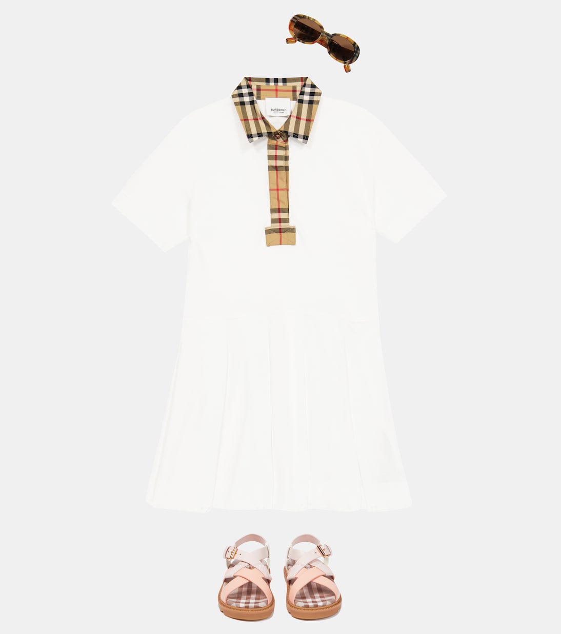Vintage Check cotton polo dress | Burberry Kids