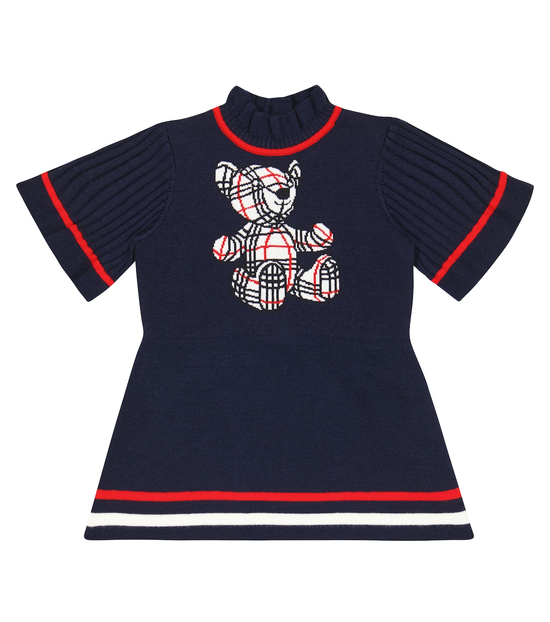 Bébé – Robe intarsia en laine mélangée | Burberry Kids