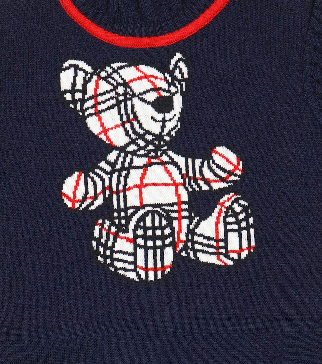 Bébé – Robe intarsia en laine mélangée | Burberry Kids