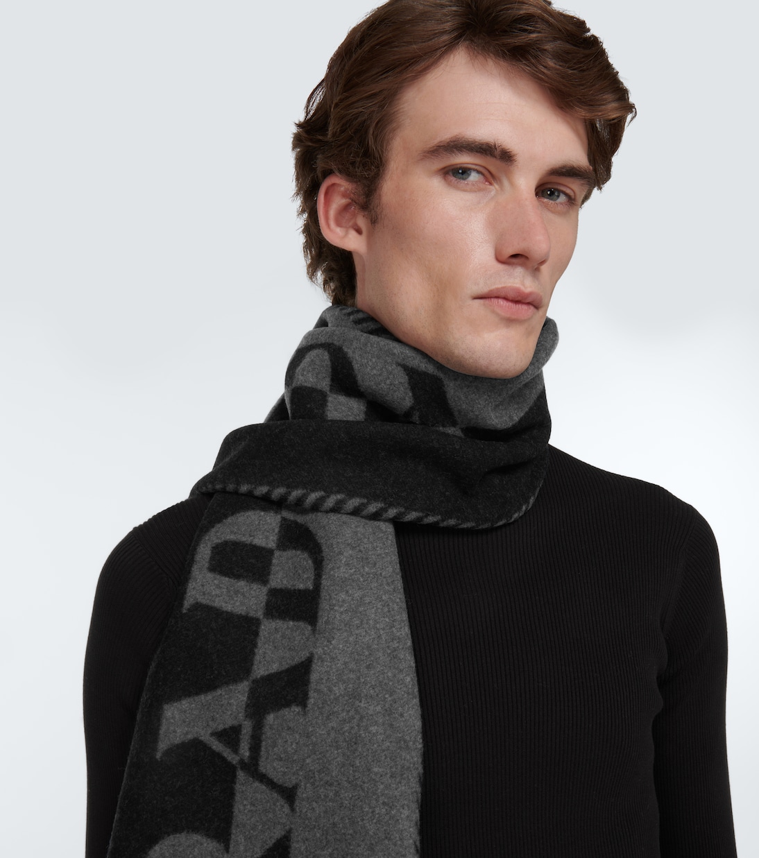 Logo wool scarf | Prada