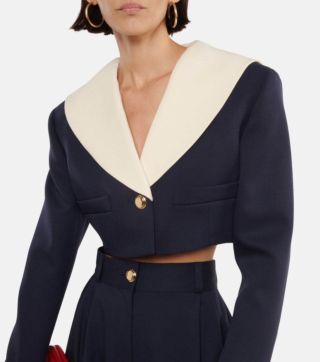 Crop wool jacket | Miu Miu