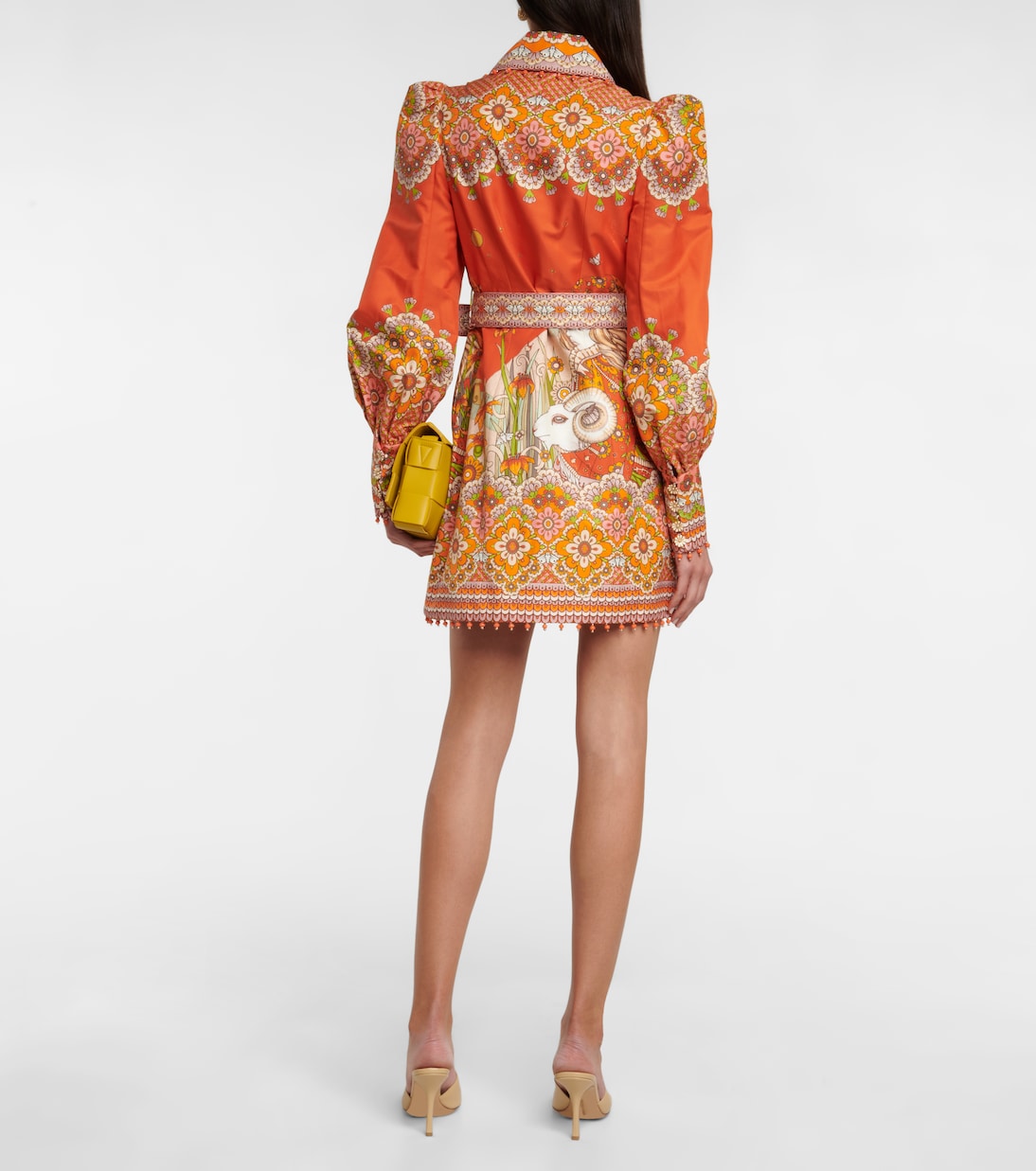 Kaleidoscope Aries cotton-blend shirt dress | Zimmermann