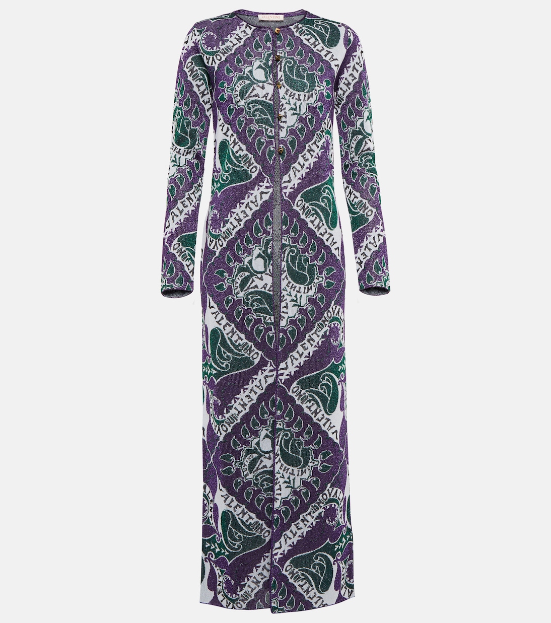 Cardigan in jacquard | Valentino