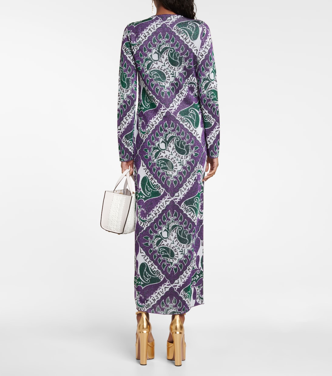 Cardigan in jacquard | Valentino