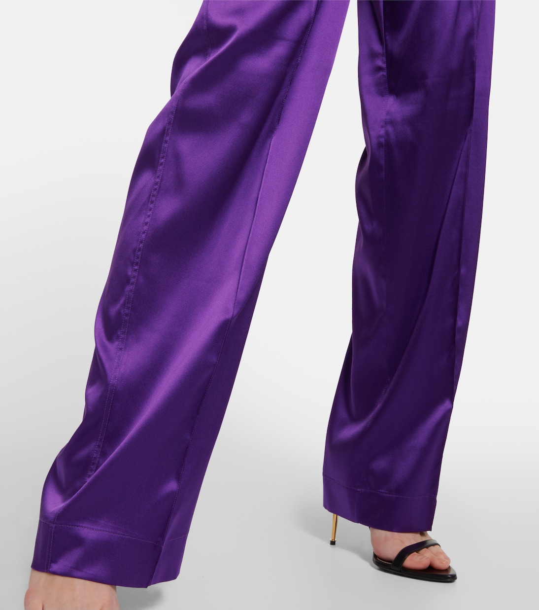 Pantaloni in seta con logo | Tom Ford