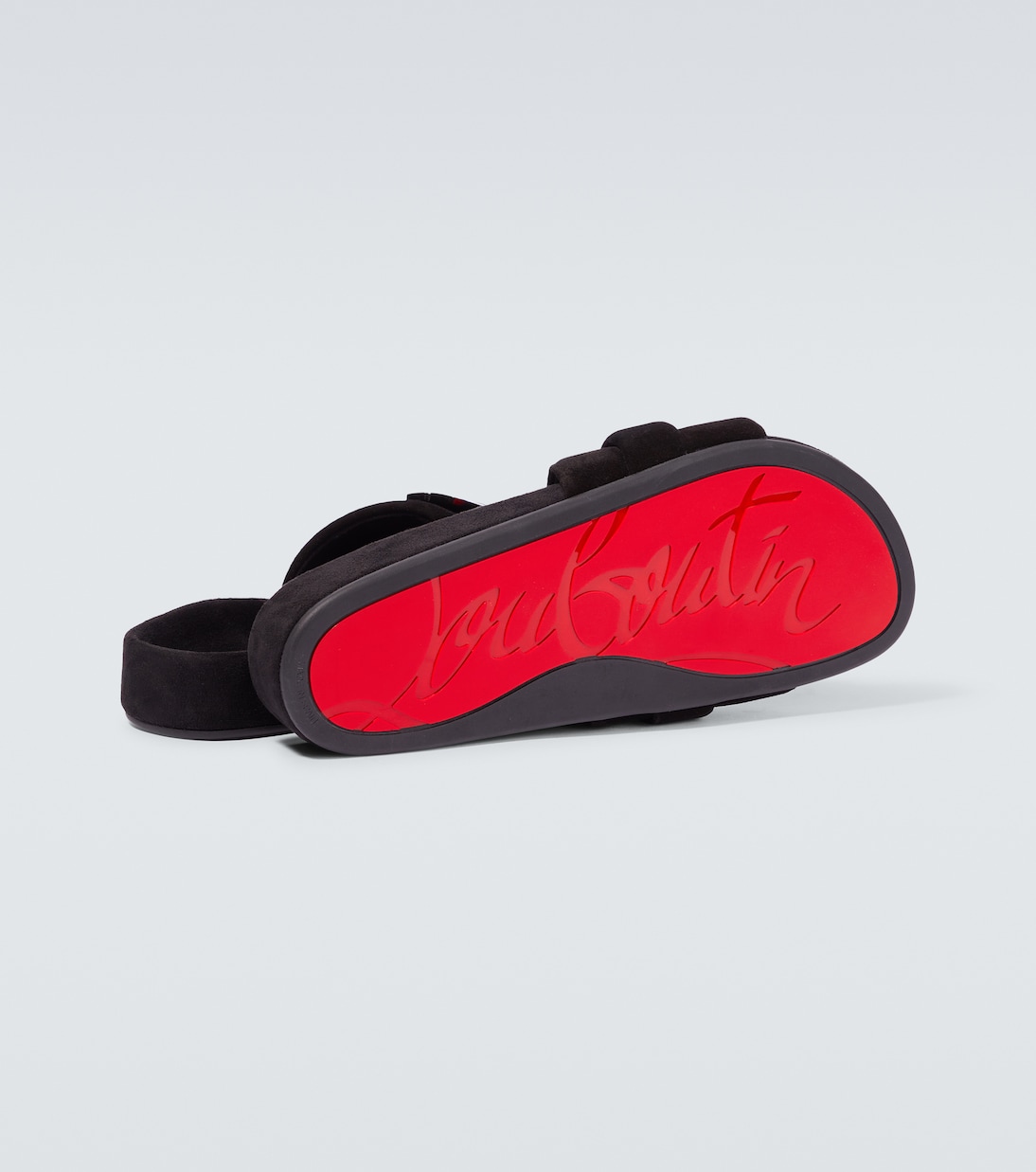 Varsimule Bizz logo suede slides | Christian Louboutin