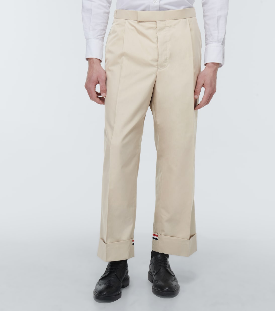 Pantalones anchos con pliegues | Thom Browne
