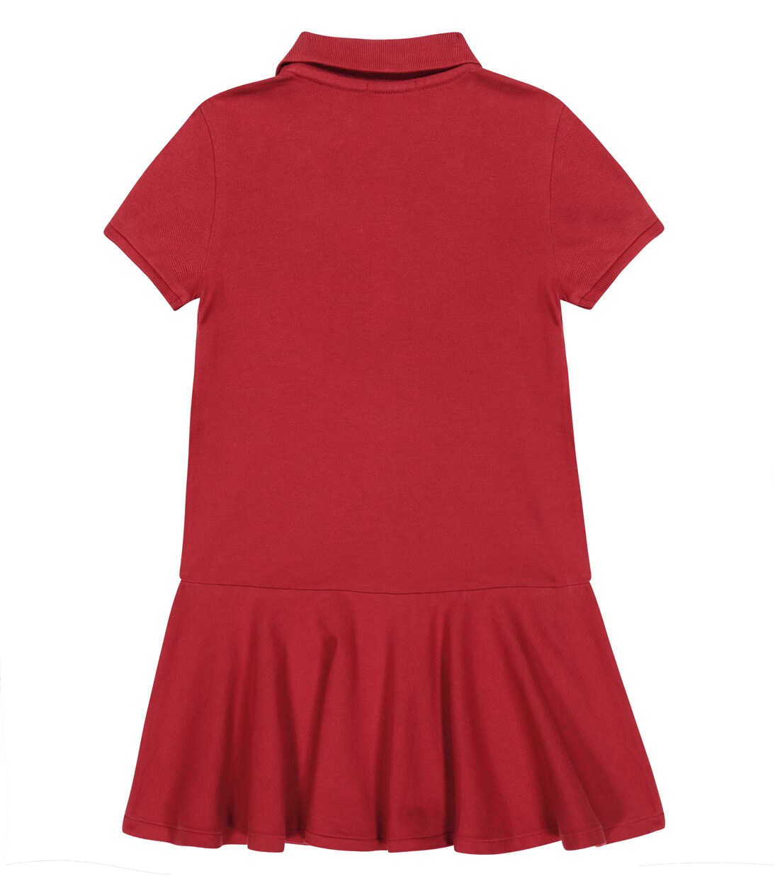 Cotton polo dress in red Polo Ralph Lauren Kids Mytheresa