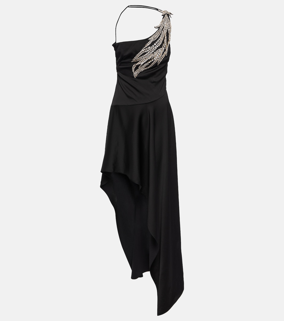 Embellished halterneck mdi dress | Stella McCartney
