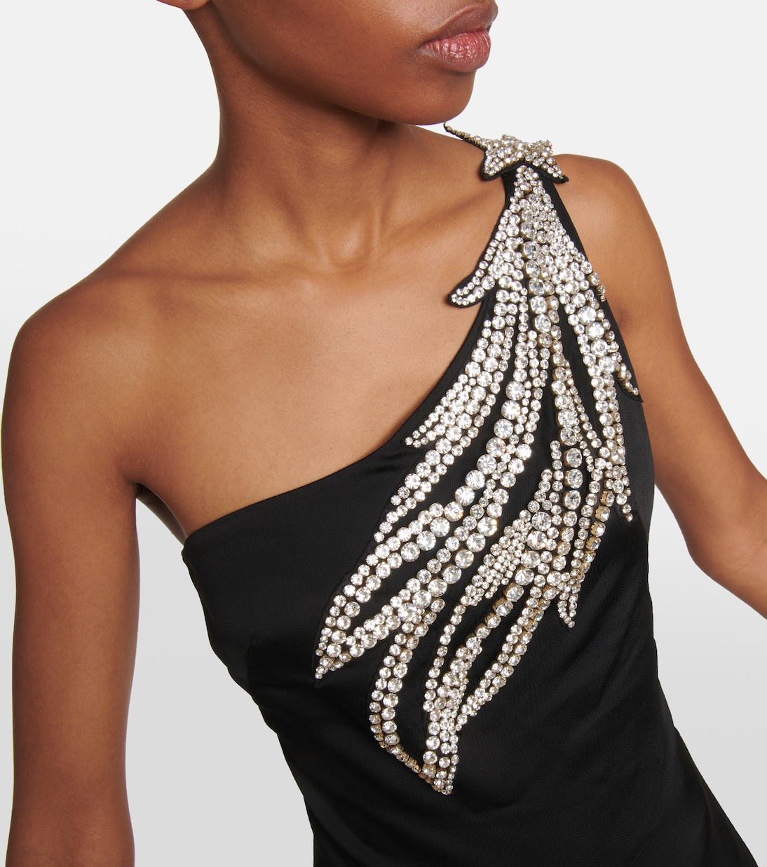 Embellished halterneck mdi dress | Stella McCartney