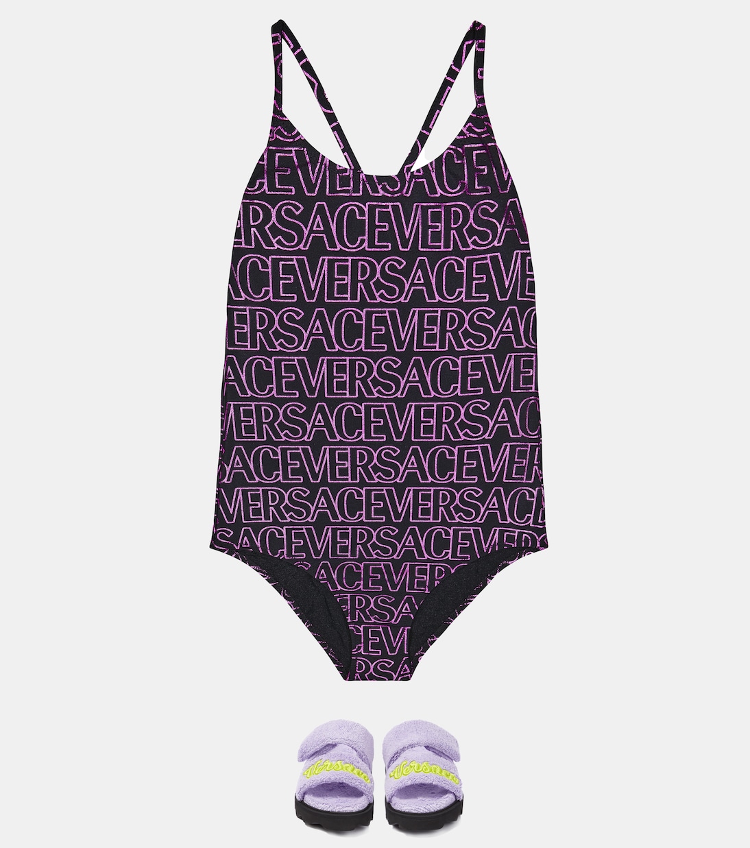 Sandalias de rizo con logo | Versace Kids