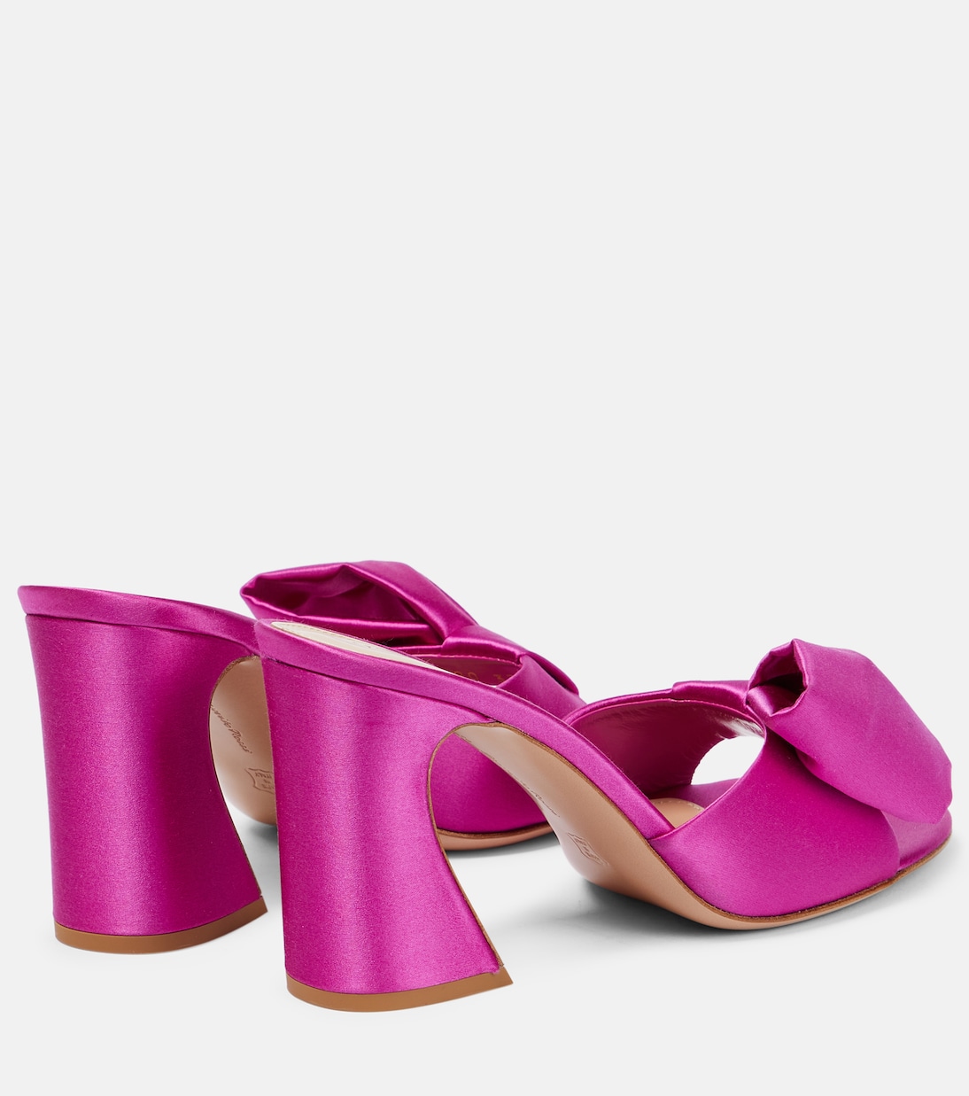 Rosie satin mules | Gianvito Rossi