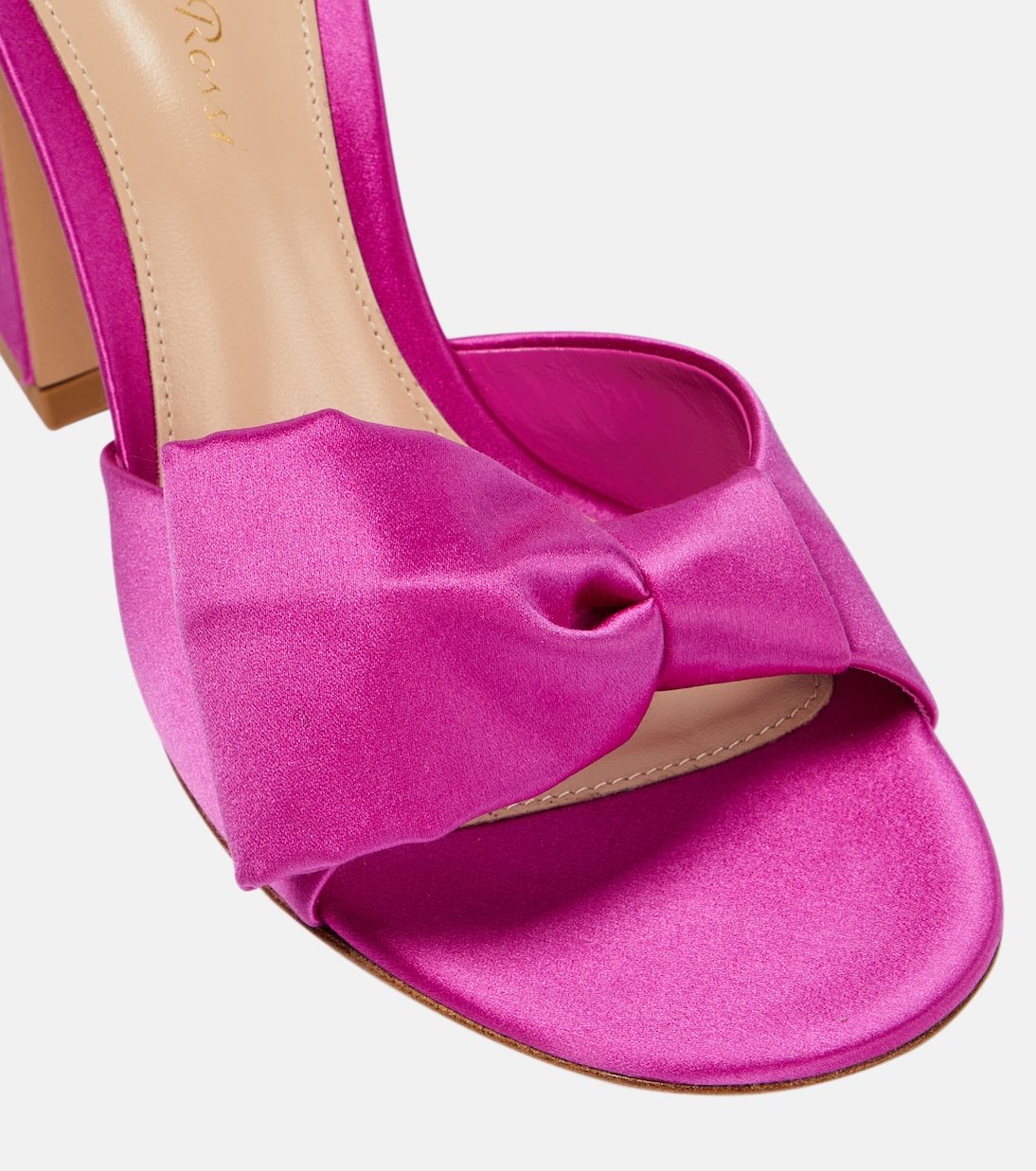 Rosie satin mules | Gianvito Rossi